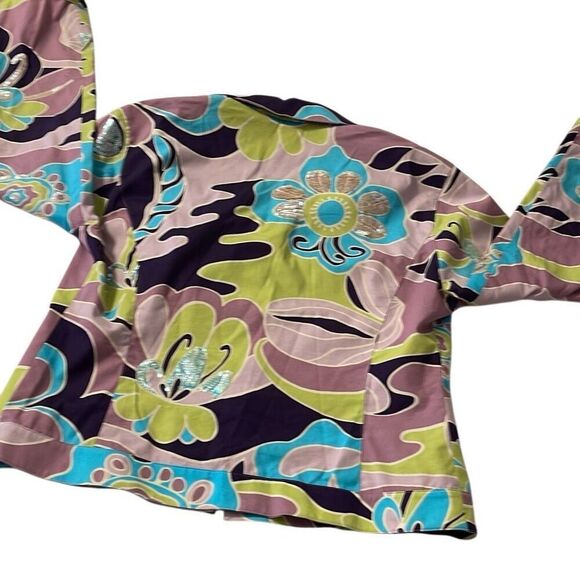 Cache Vintage Women’s Fitted/Sequined Short Jacket - Picture 13 of 16